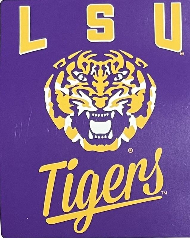 LSU Tigers 50 LSU Tigers 50" x 60" Plush Raschel Blanket