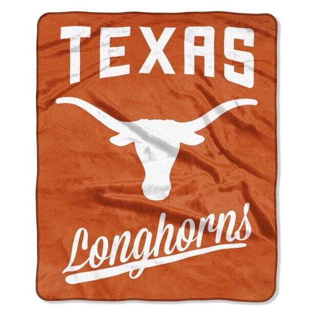 Texas Longhorns 50" x 60" Signature Plush Raschel Blanket