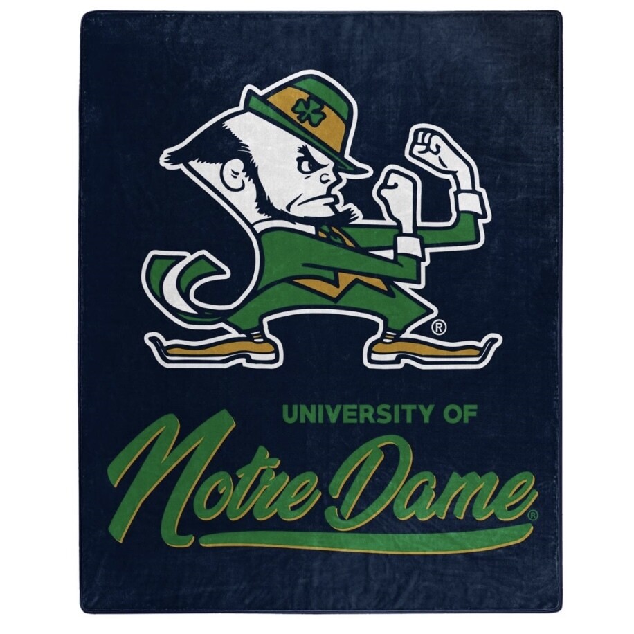 Notre Dame Fighting Irish 50" x 60" Signature Plush Raschel Blanket