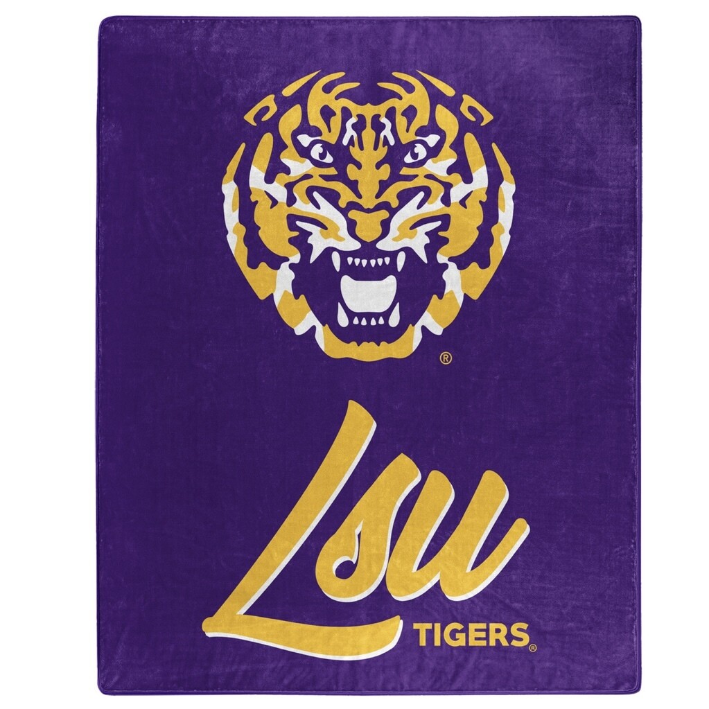 LSU Tigers 50" x 60" Signature Plush Raschel Blanket