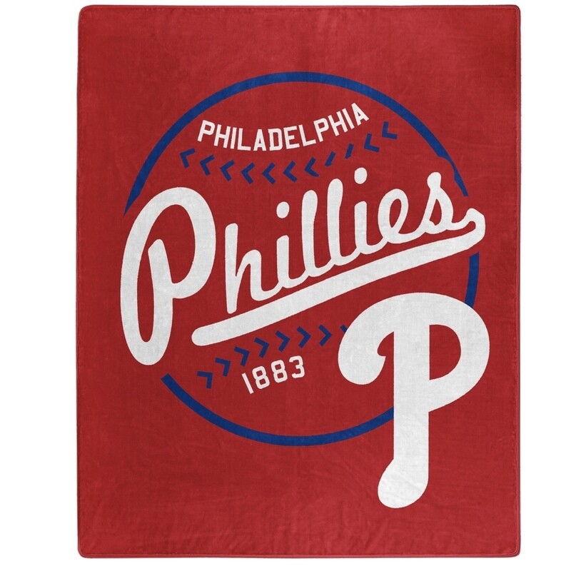 Philadelphia Phillies 50" x 60" Plush Raschel Blanket