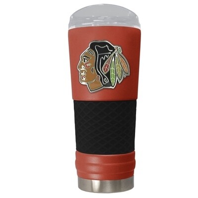 Chicago Blackhawks 18oz Draft Travel Tumbler Chicago Blackhawks 18oz Draft Travel Tumbler