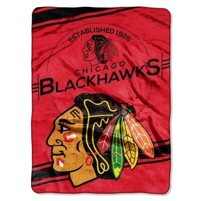 Chicago Blackhawks 60" x 80" Plush Raschel Blanket