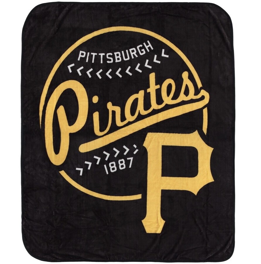 Pittsburgh Pirates 50" x 60" Plush Raschel Blanket