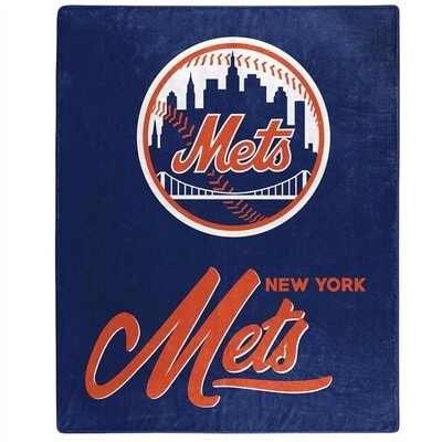 New York Mets 50" x 60" Signature Plush Raschel Blanket