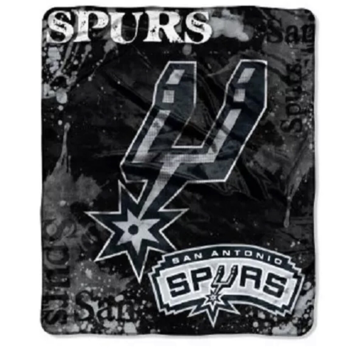 San Antonio Spurs 50" x 60" Plush Raschel Blanket