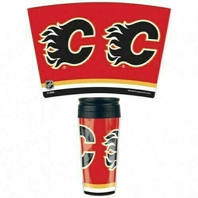 Calgary Flames 16oz Acrylic Travel Tumbler