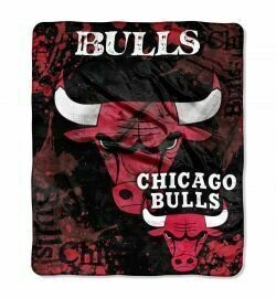 Chicago Bulls 50 Chicago Bulls 50" x 60" Plush Raschel Blanket