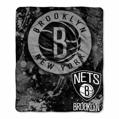 Brooklyn Nets 50" x 60" Plush Raschel Blanket