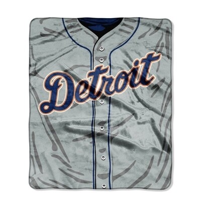 Detroit Tigers 50" x 60" Plush Raschel Blanket