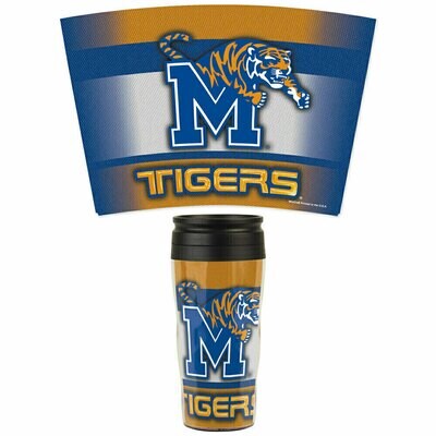 Memphis Tigers 16oz Acrylic Travel Tumbler