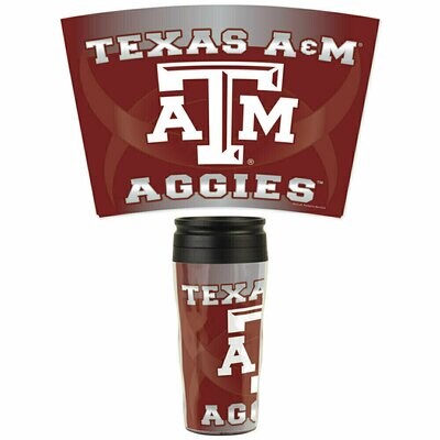 Texas A&M Aggies 16oz Acrylic Travel Tumbler