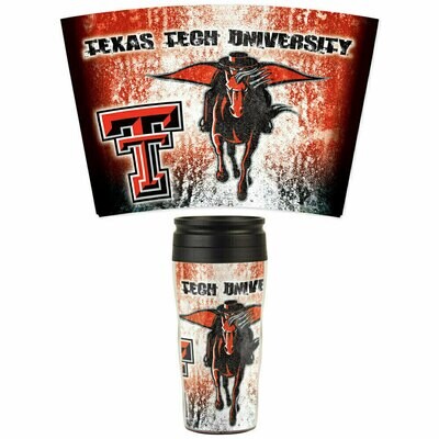 Texas Tech Red Raiders 16oz Acrylic Travel Tumbler