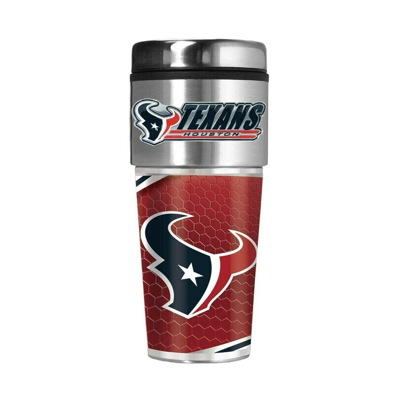 Houston Texans 16oz Travel Tumbler