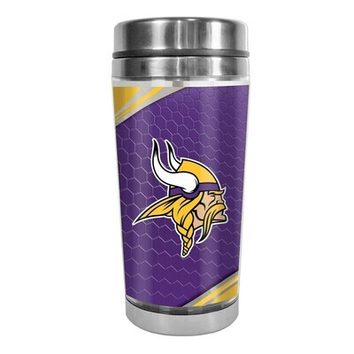 Minnesota Vikings 16oz Travel Tumbler