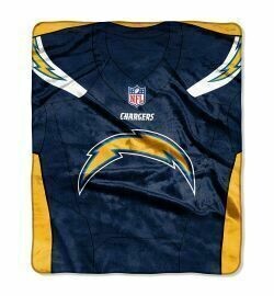 Los Angeles Chargers 50" x 60" Plush Raschel Blanket