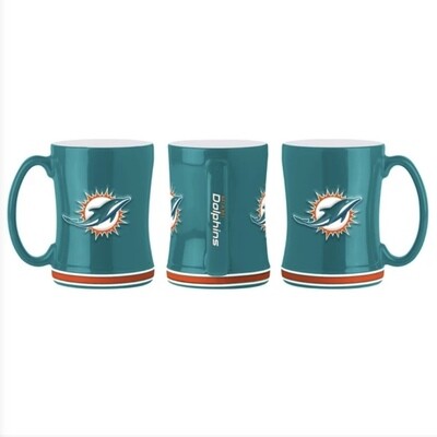 Miami Dolphins 14oz Relief Coffee Mug