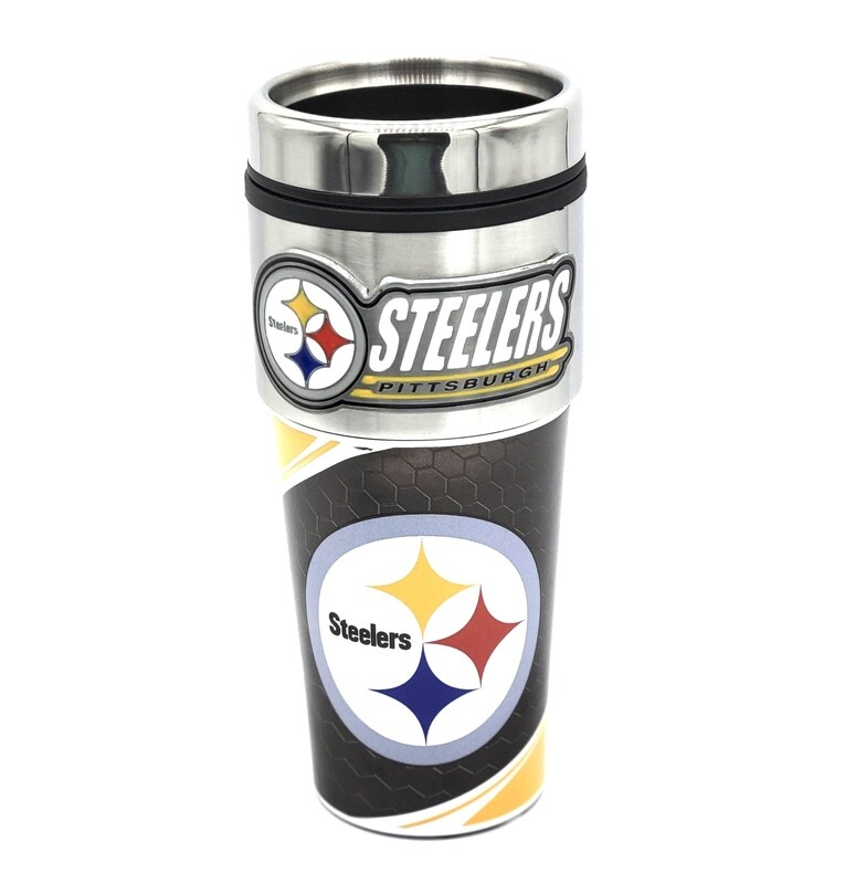 Pittsburgh Steelers 16oz Travel Tumbler