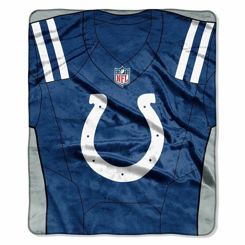 Indianapolis Colts 50" x 60" Plush Raschel Blanket