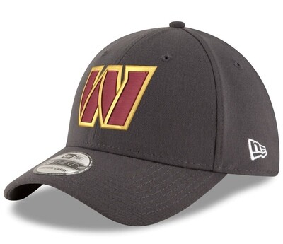 Washington Commanders Men’s New Era Gray 39Thirty Flex Fit Hat