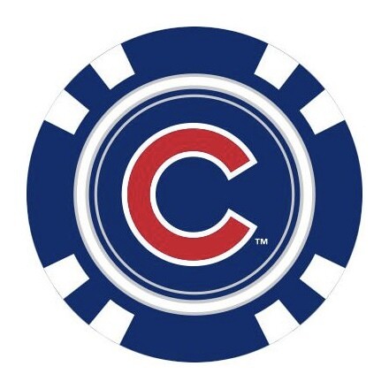 Chicago Cubs Golf Ball Marker Poker Chip