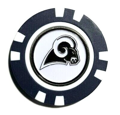 Los Angeles Rams Golf Ball Marker Poker Chip