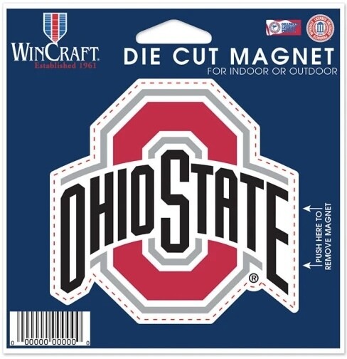 Ohio State Buckeyes Die Cut Logo Magnet