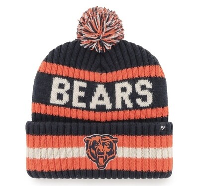 Chicago Bears Men’s 47 Bering Cuffed Pom Knit Hat Chicago Bears Men’s 47 Bering Cuffed Pom Knit Hat