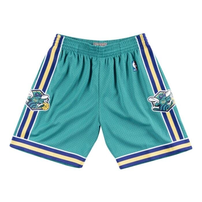 New Orleans Hornets 05-06 Men's Teal Mitchell & Ness Swingman Shorts
