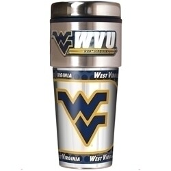 West Virginia Mountaineers 16oz Travel Tumbler