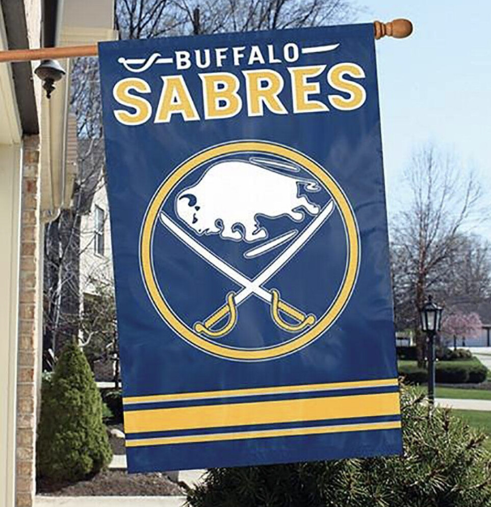 Buffalo Sabres 44" X 28” Vertical Embroidered 2-Sided Flag
