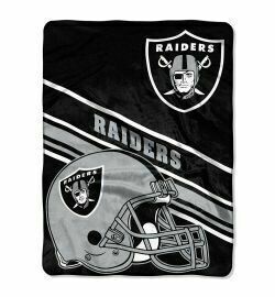 Las Vegas Raiders 60" x 80" Plush Raschel Blanket