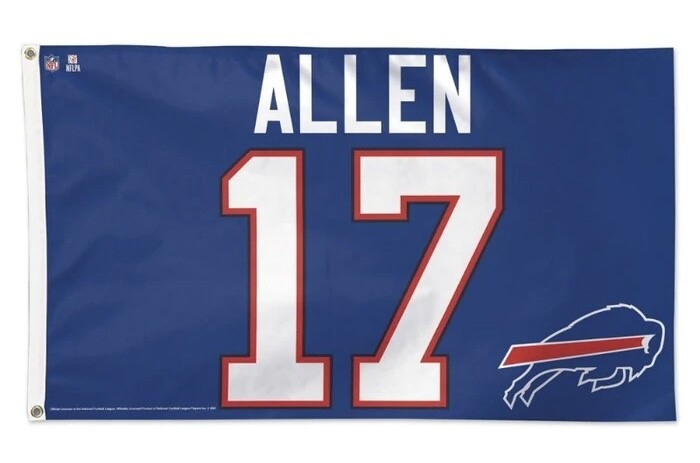 Buffalo Bills Josh Allen 3' x 5' Flag