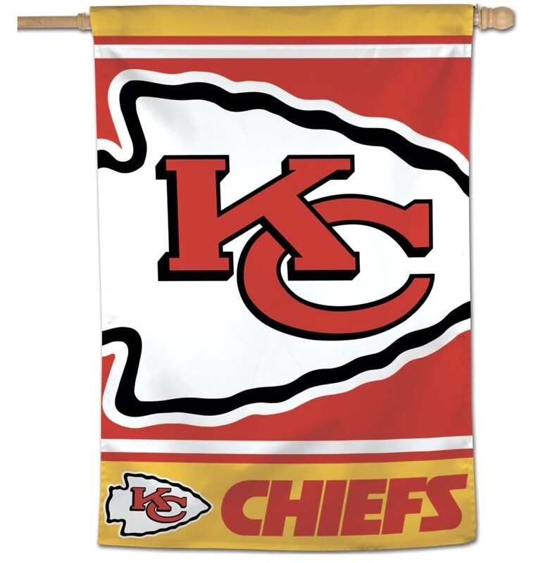 Kansas City Chiefs 28 Kansas City Chiefs 28" x 40” Vertical Flag