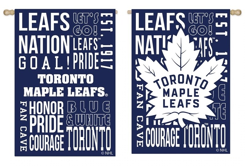 Toronto Maple Leafs 12.5" x 18" Decorative Team Flag