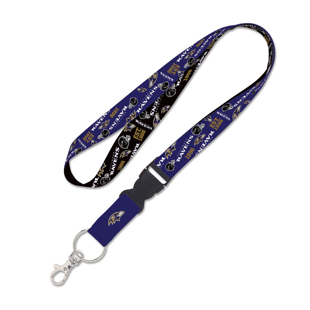 Baltimore Ravens All Over Print 1" Lanyard