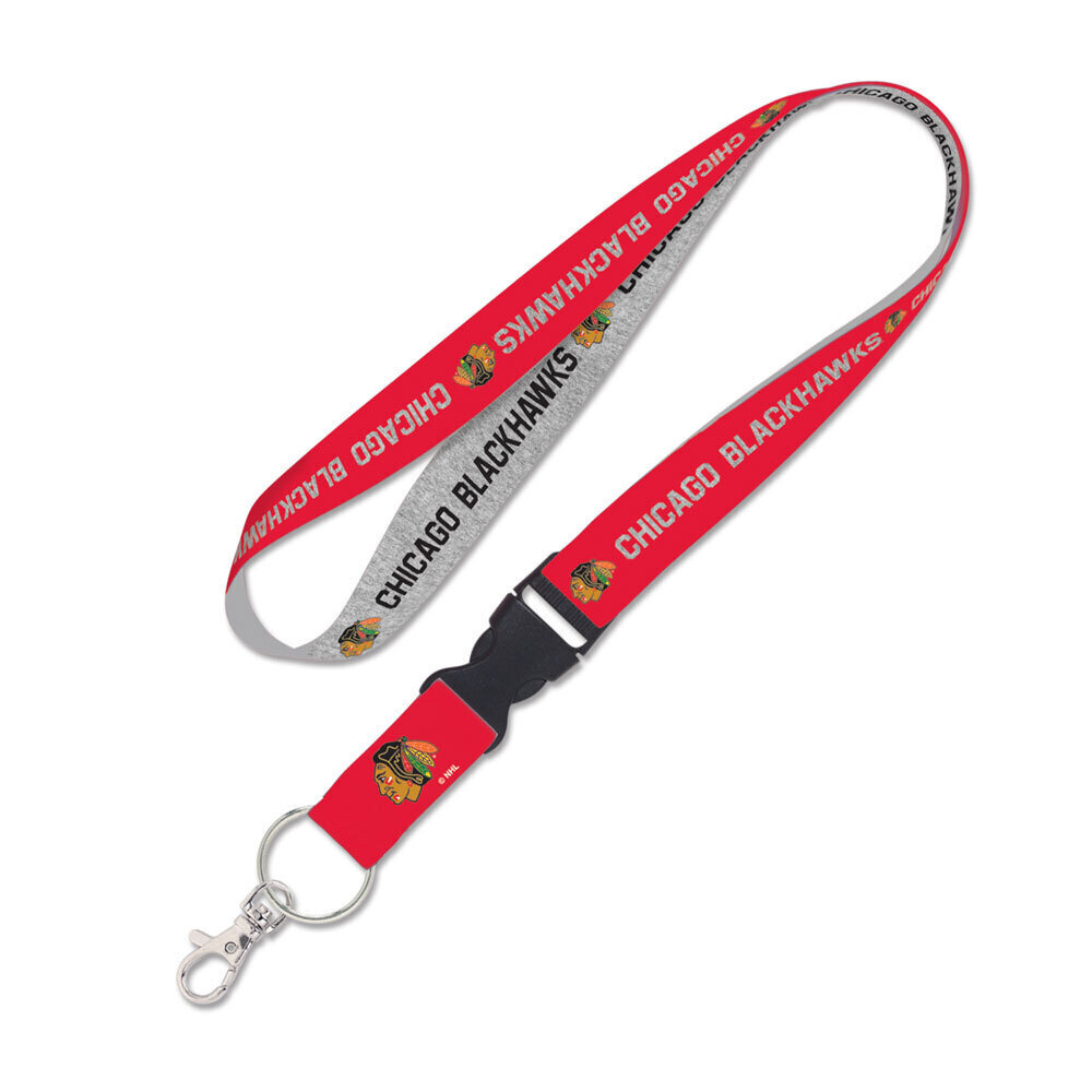 Chicago Blackhawks Heathered 1" Lanyard