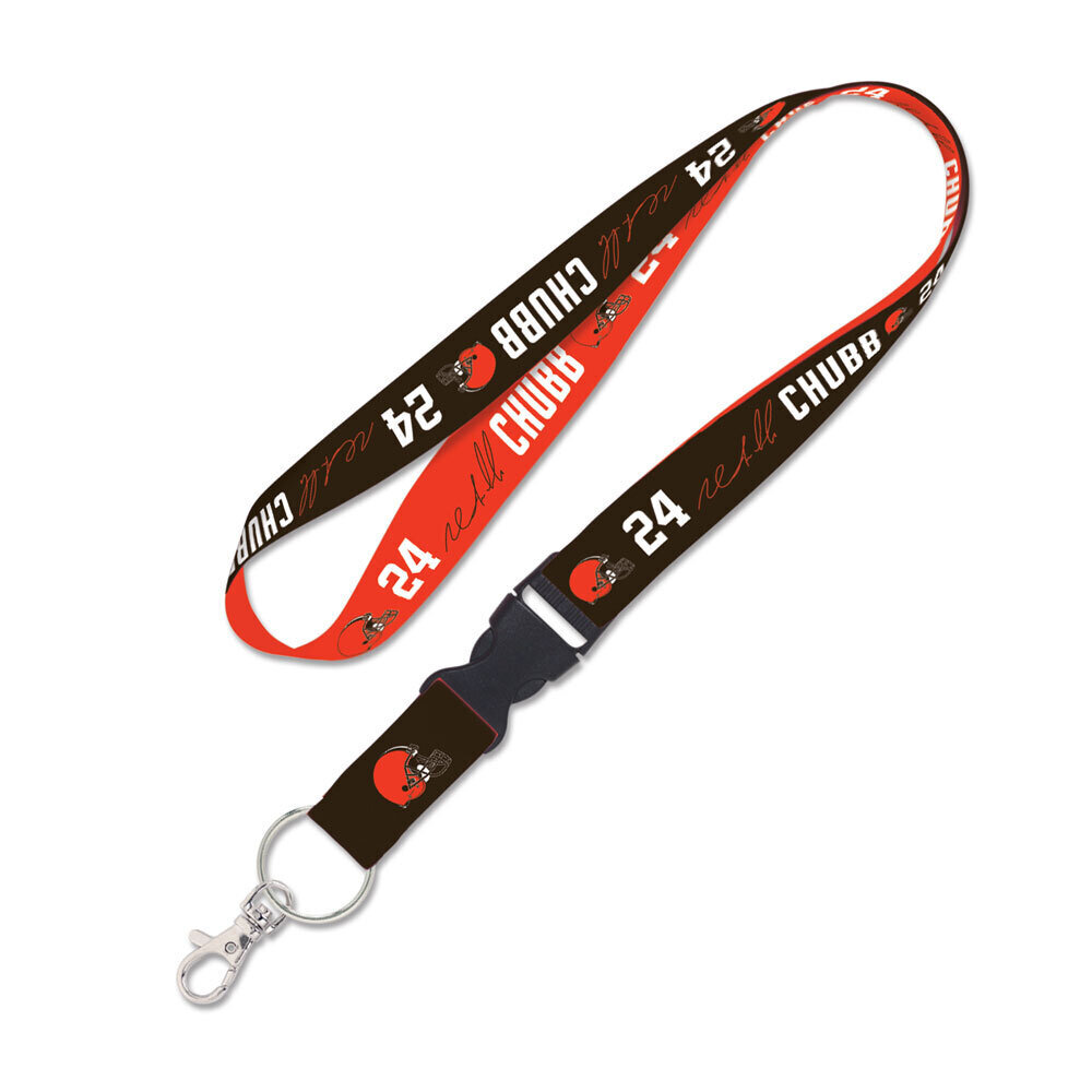 Cleveland Browns Nick Chubb 1" Lanyard