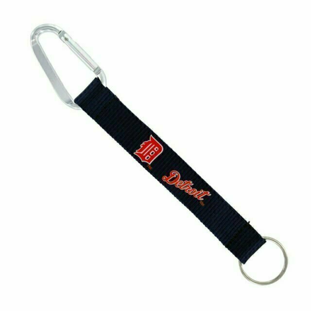 Detroit Tigers Carabiner Lanyard Keychain
