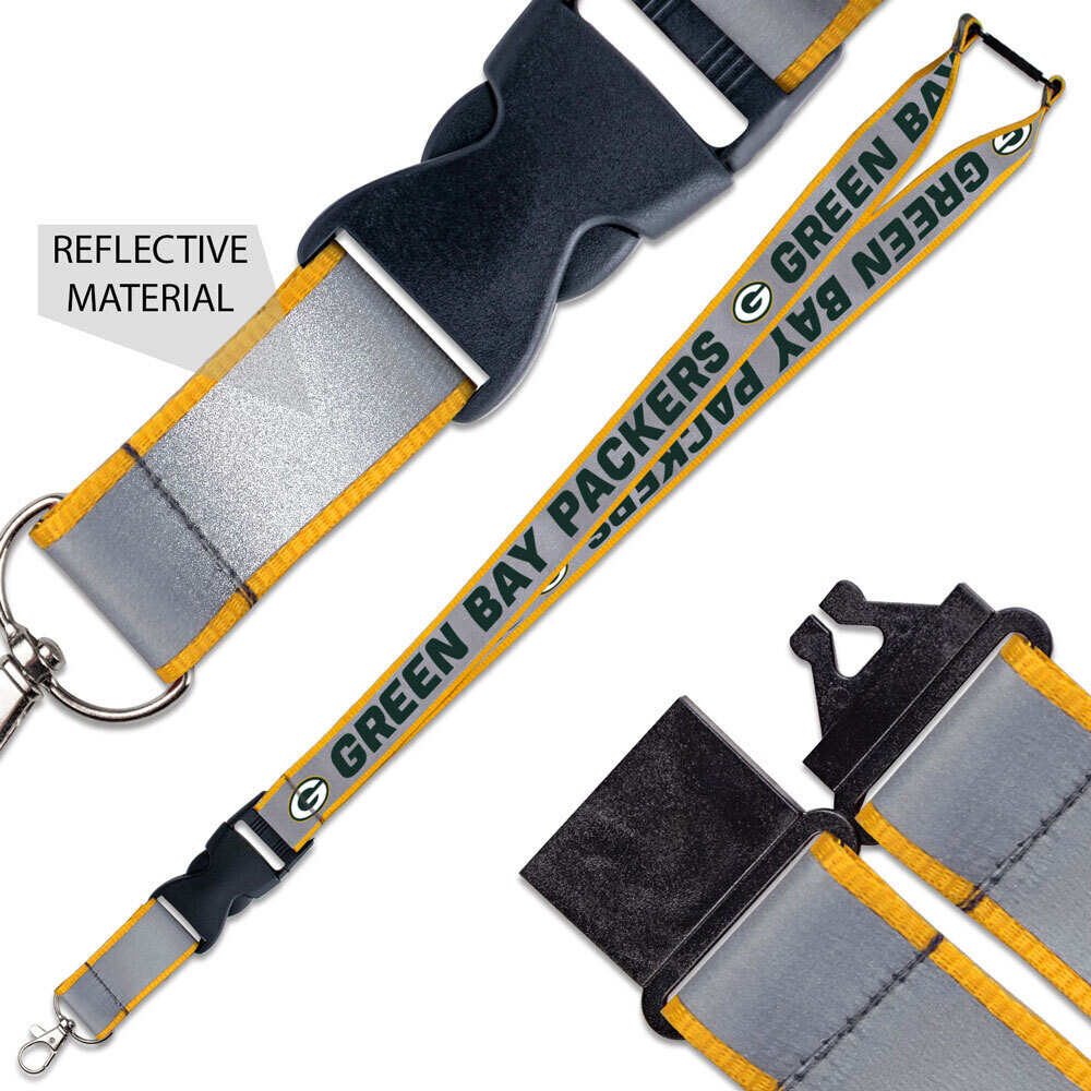 Green Bay Packers Reflective Lanyard