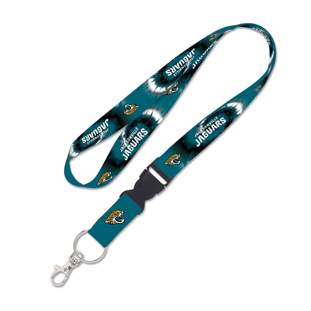 Jacksonville Jaguars Tie Dye 1" Lanyard