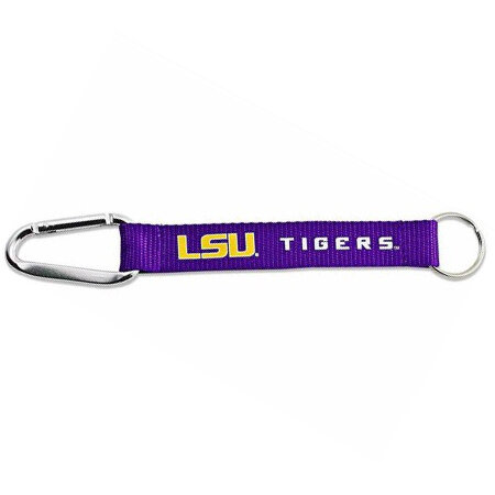 LSU Tigers Carabiner Lanyard Keychain