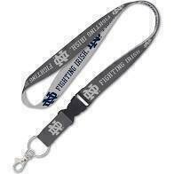 Notre Dame Fighting Irish Charcoal 1" Lanyard