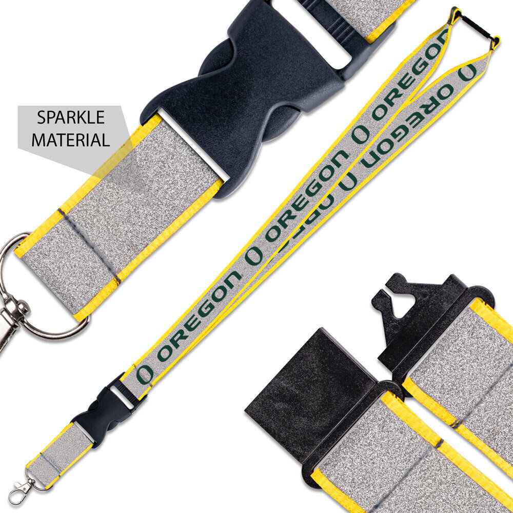 Oregon Ducks Sparkle 1" Lanyard