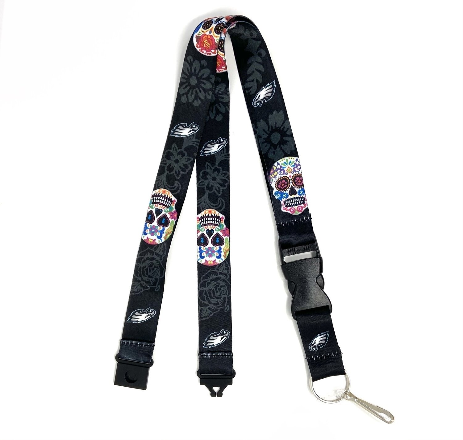 Philadelphia Eagles Skull Lanyard