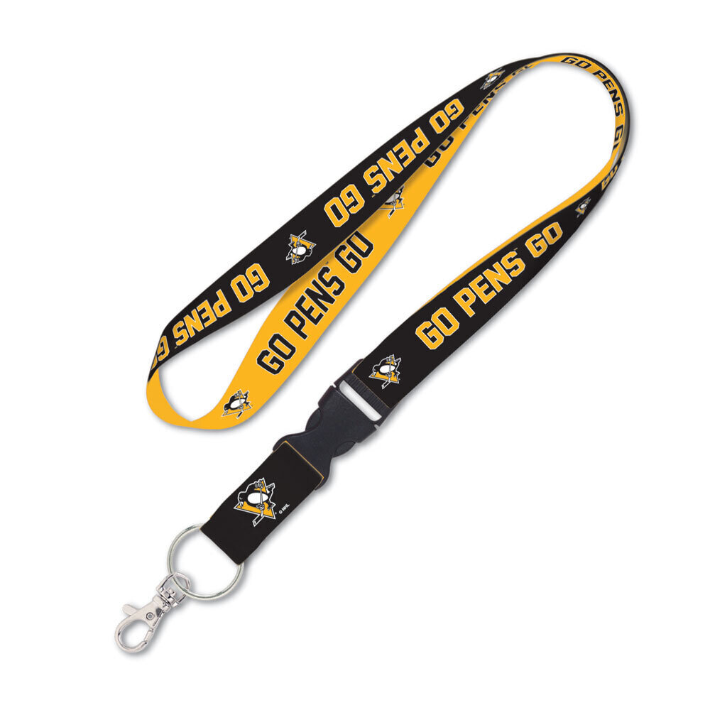 Pittsburgh Penguins Go Pens 1" Lanyard