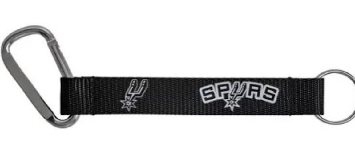 San Antonio Spurs Carabiner Lanyard Keychain