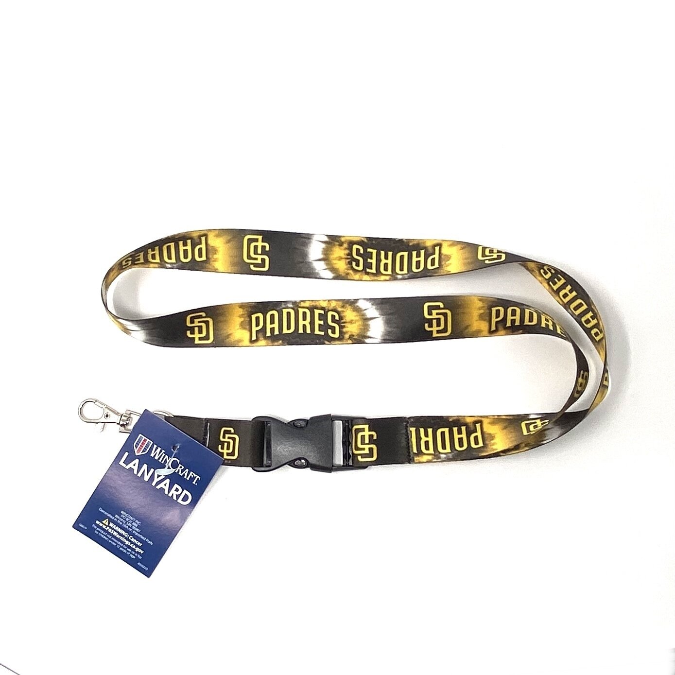San Diego Padres Tie Dye 1" Lanyard