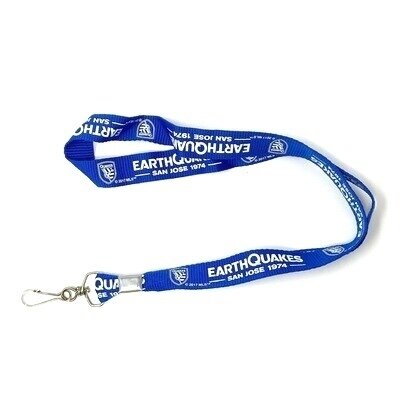 San Jose Earthquakes 3/4" Lanyard