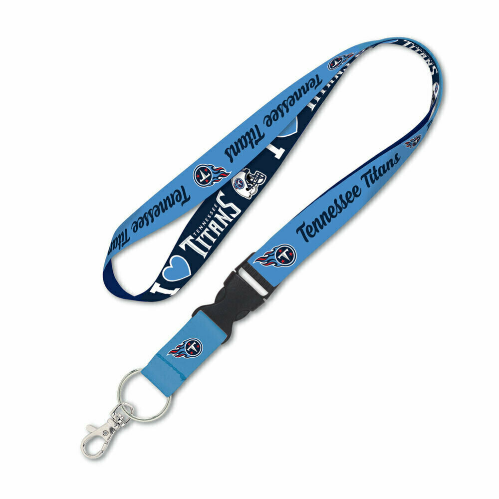 Tennessee Titans Love Reversible 1" Lanyard